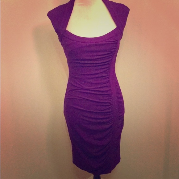 Cache Dresses & Skirts - 🆕 Caché Purple Dress-Size 4